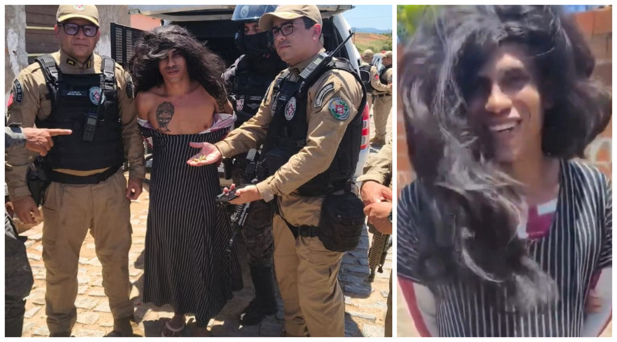 Brasil: sicario fue capturado cuando huía vestido de mujer y con un bebé ajeno en brazos