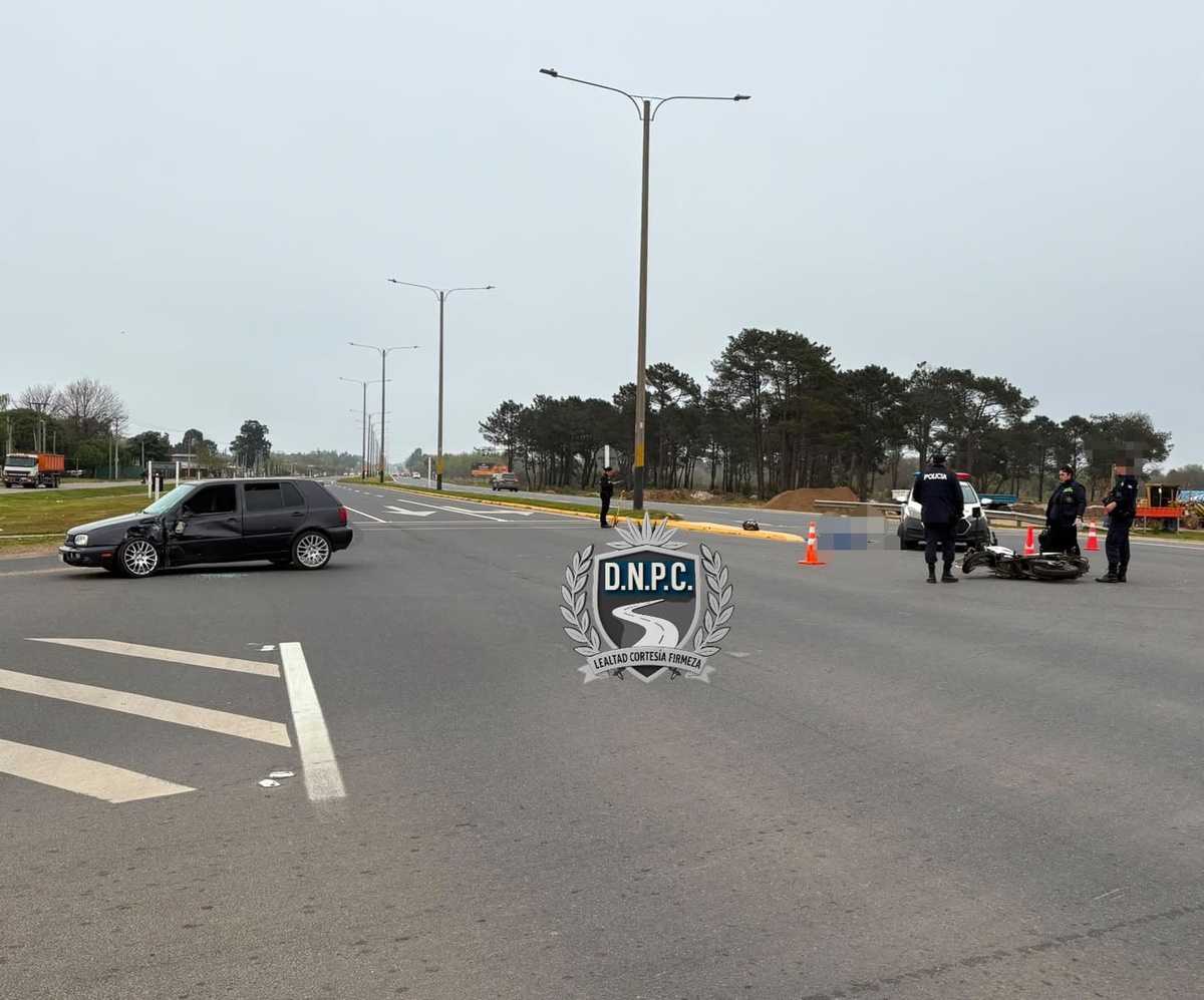 Mujer murió tras choque entre auto y moto en Interbalnearia; tenía alcohol en sangre