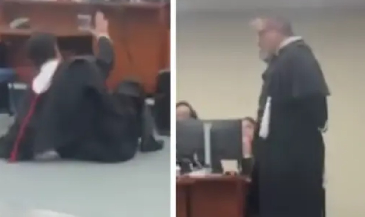"Me empujó" e "hiciste la Neymar": incidente entre abogado y fiscal en juicio se viraliza