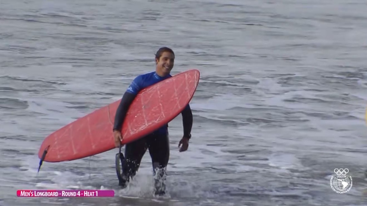 Juegos Odesur: Julián Schweizer aseguró medalla para Uruguay y va por el oro en surf