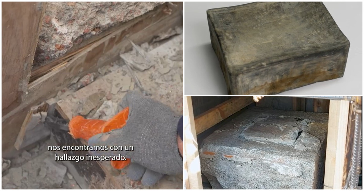 “Hallazgo inesperado”: una sorpresa en las obras de la fachada de la Biblioteca Nacional