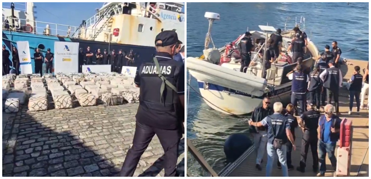 España: uruguayo detenido en un velero que transportaba 2.100 kilos de cocaína