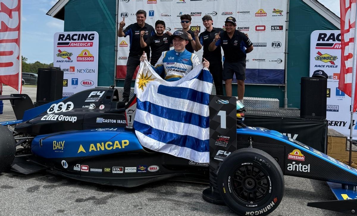 Fórmula 4 EE.UU.: Gastón Irazu se consagró campeón tras ganar las dos carreras en Virginia