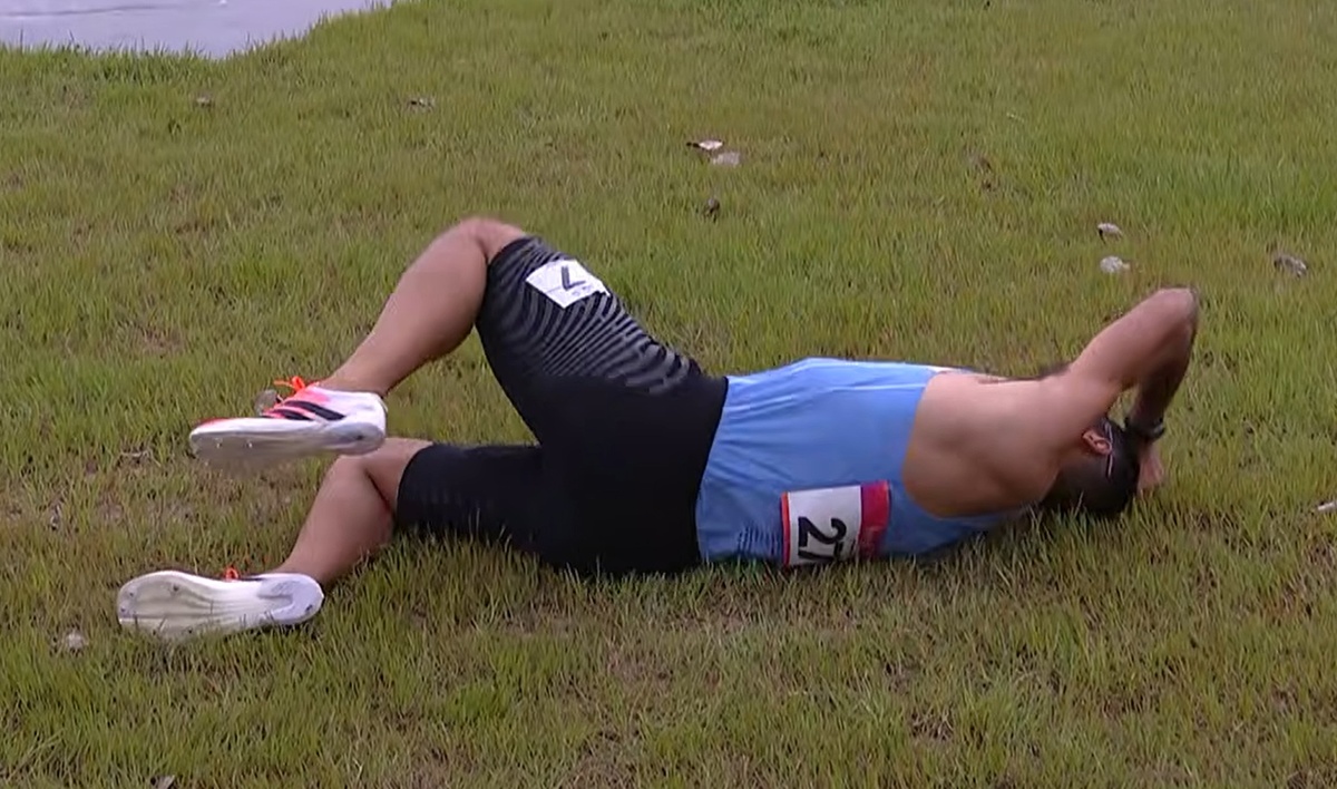 Odesur: uruguayo Matías González se desplomó en la semifinal de 800 metros. ¿Qué le pasó?