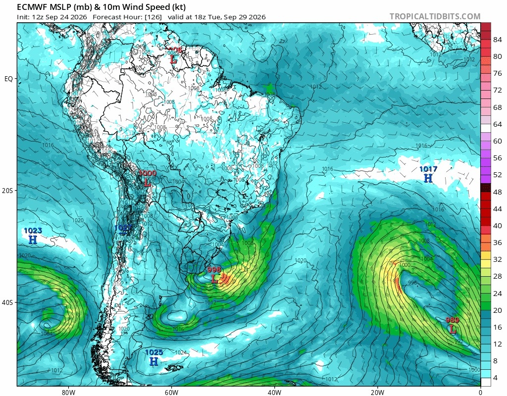 Meteorólogo advierte por un ciclón extratropical en 3 departamentos: qué día y dónde será