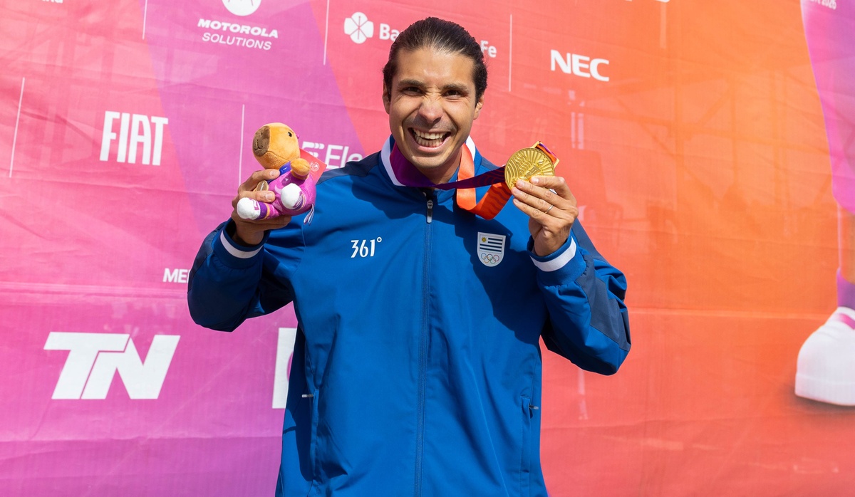 Juegos Odesur: el surfista Julián Schweizer obtuvo una nueva medalla de oro para Uruguay