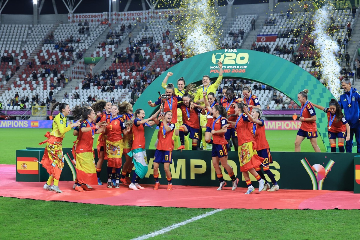 Fútbol femenino: España ganó el Mundial sub-20 al vencer a Corea del Norte en la final