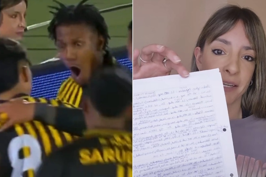 “Mucha gente comentando mi cara”: Nadia Fumeiro y su explicación tras el gol de Peñarol
