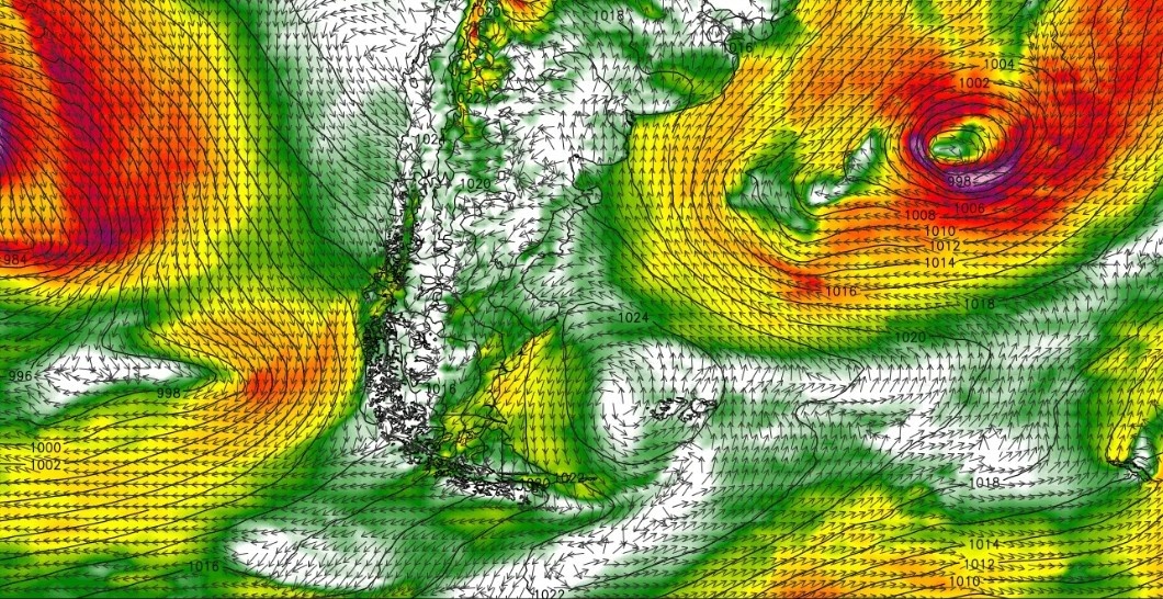MetSul advierte por ciclón extratropical y dice que fenómeno se forma “cerca de Uruguay”