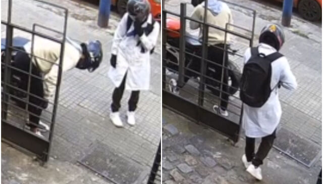 Como escolares y tranquilos: video de los delincuentes que asaltaron empresa en Cordón