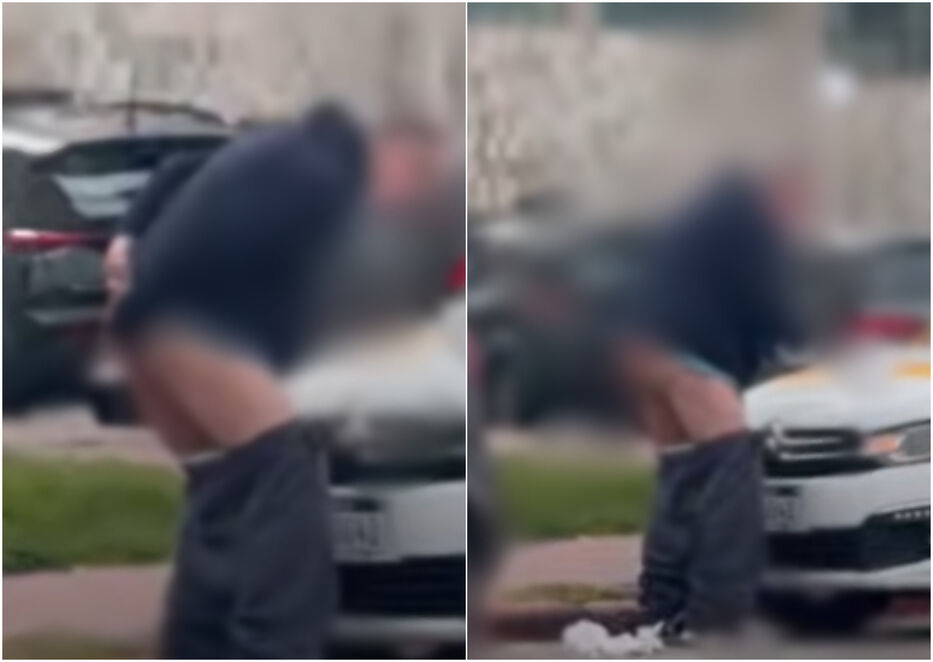 Investigan asquerosa actitud de taxista en plena rambla de Montevideo; quedó grabado