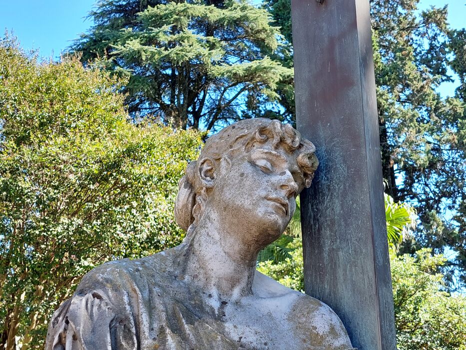 Detalle de la tumba de la familia de Miguel Horta. Foto: Pedro Dutour.