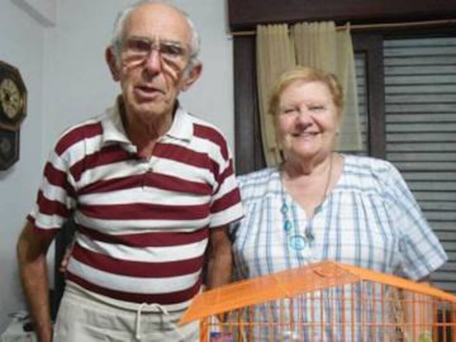 Ricardo Barreda con su última pareja