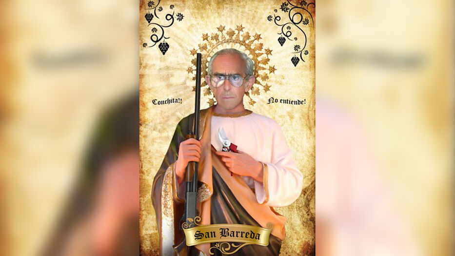 Estampita de San Barreda