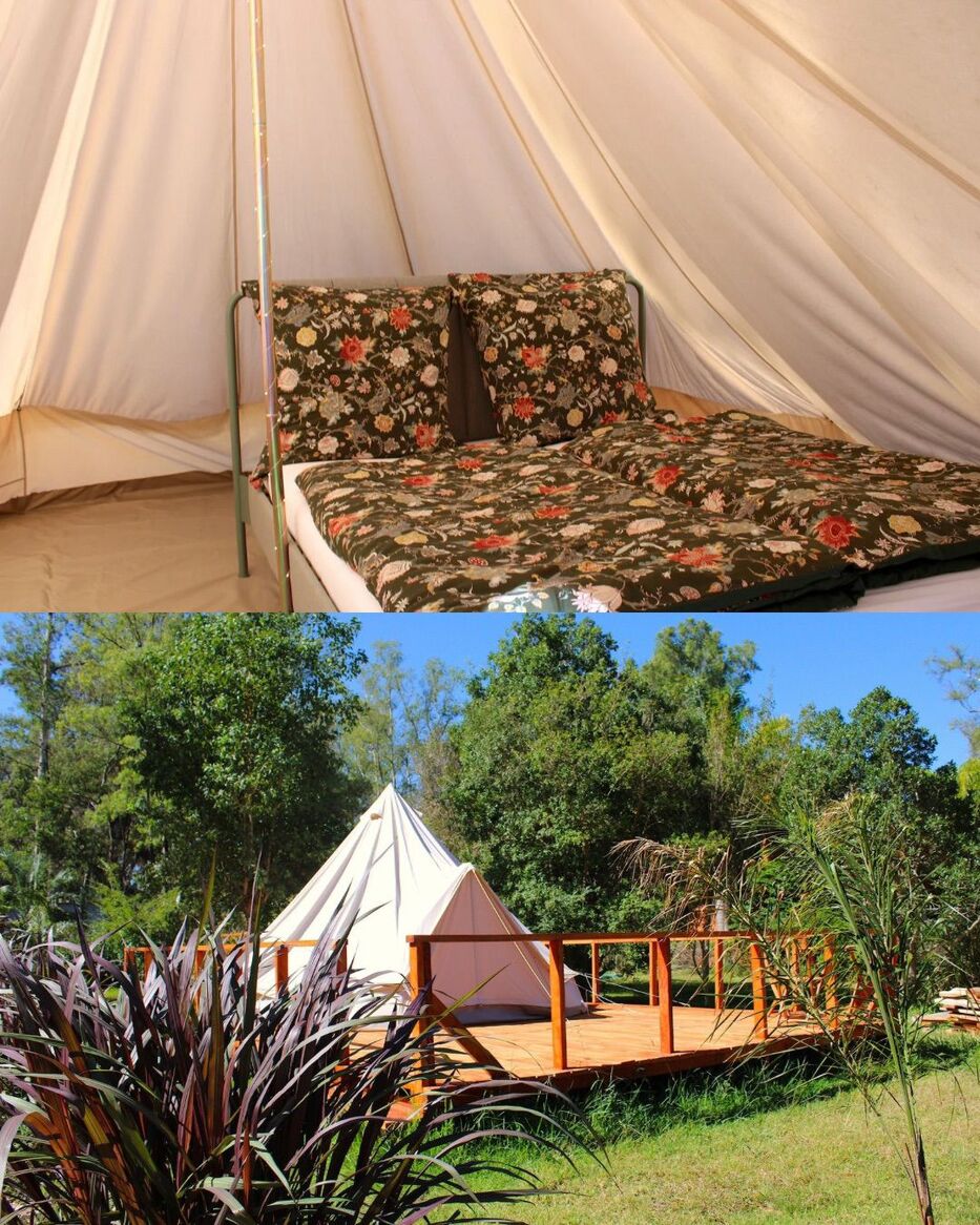 Glamping. Foto: Gentileza de Sophie Hauser