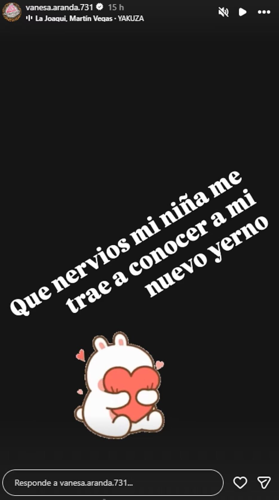 Foto de Instagram Vanesa Aranda
