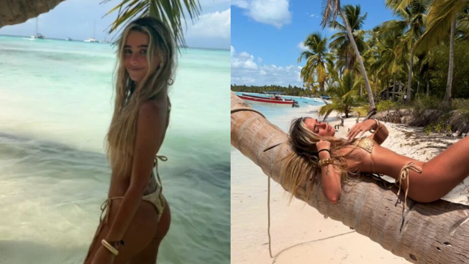 Con microbikini y en aguas cristalinas, Sol Rivas deslumbró en República Dominicana