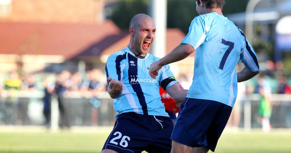 Nahuel Arrarte jugando en Marconi Stallions de Australia. Foto: Illawarra Mercury