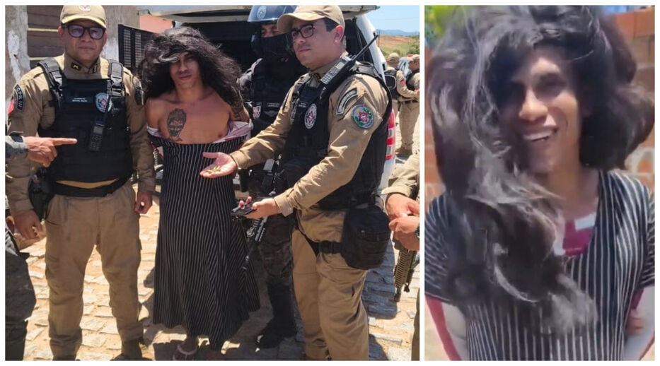 Brasil: sicario fue capturado cuando huía vestido de mujer y con un bebé ajeno en brazos