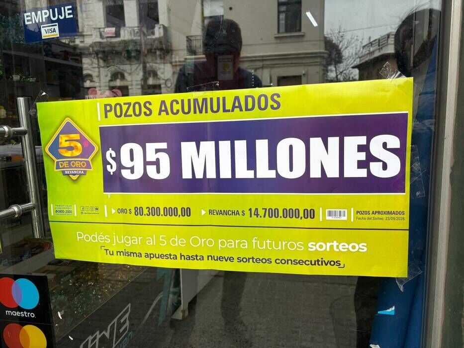 Sorteo del 5 de Oro: miércoles 23 de setiembre, ¡acumula más de 2,3 millones de dólares!