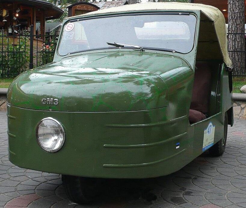 Modelo de tres ruedas de la década de 1950