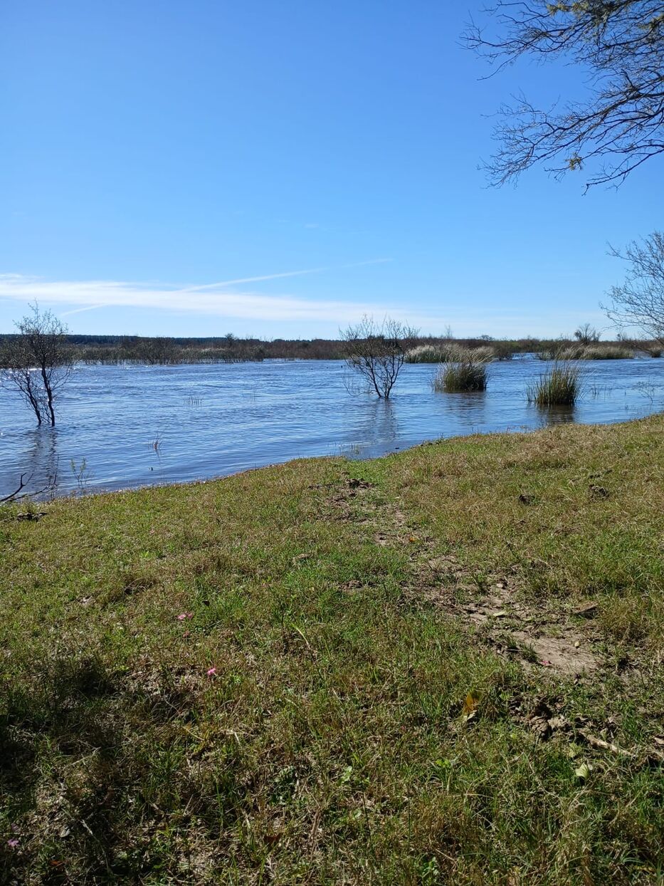 El río Negro como parte del paisaje.