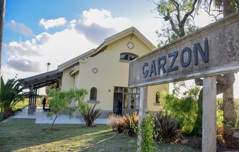 La vieja estación ferroviaria del pueblo.