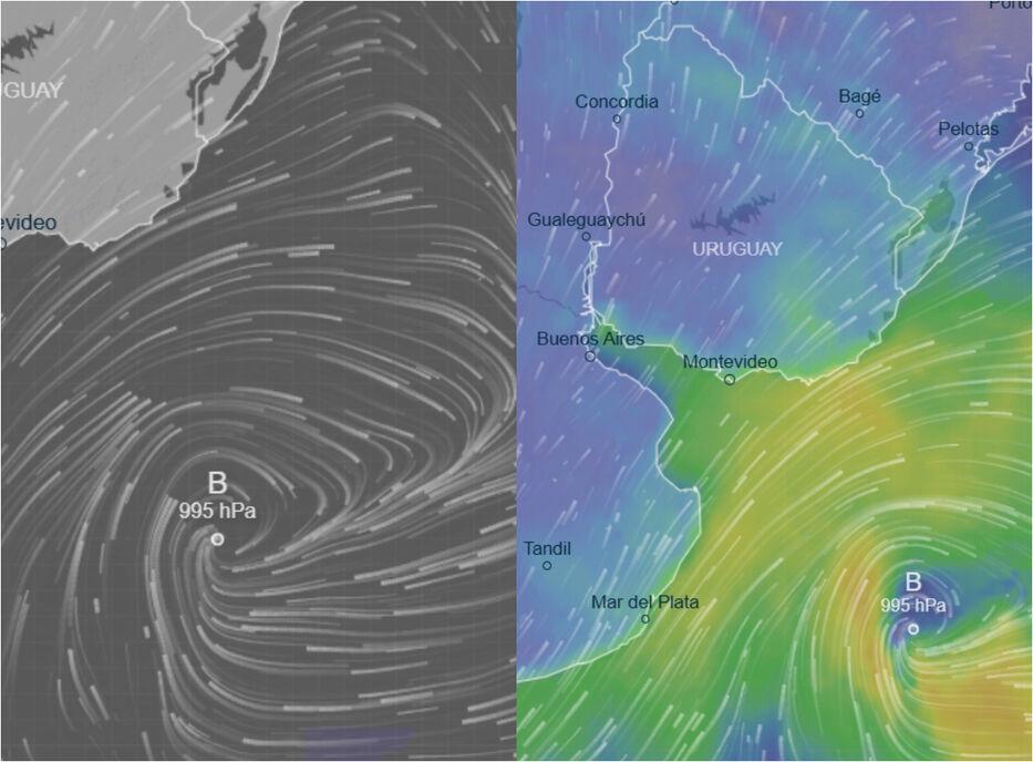 Se acerca un ciclón extratropical a Uruguay e impactará en ocho departamentos: cuándo