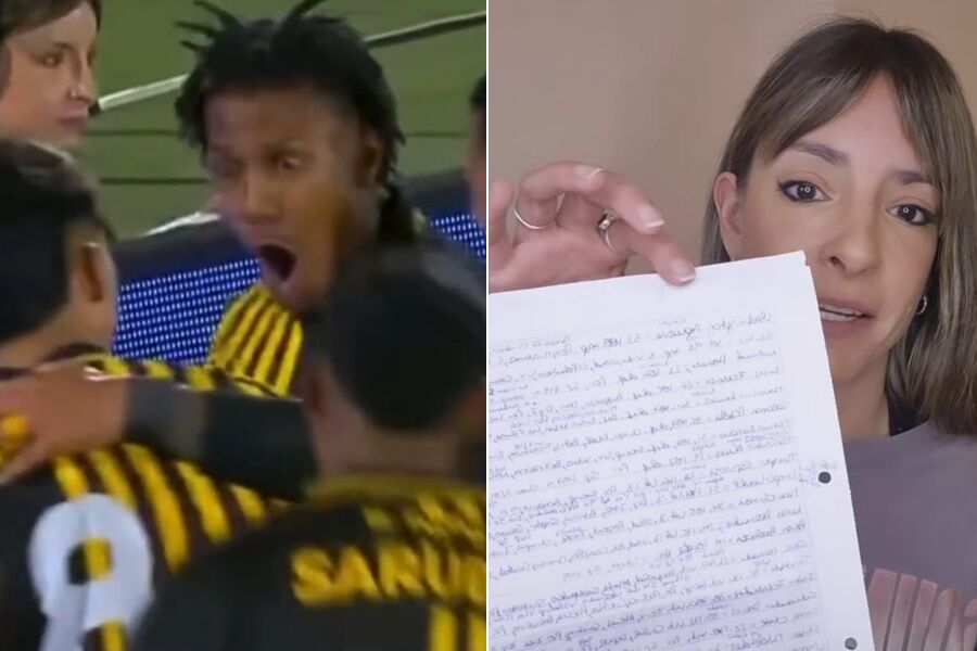 “Mucha gente comentando mi cara”: Nadia Fumeiro y su explicación tras el gol de Peñarol