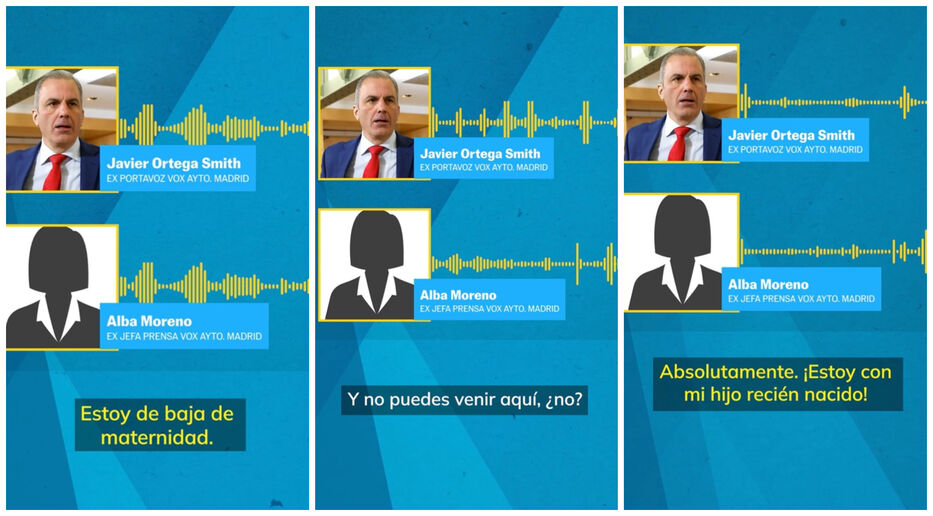 España: graban a jefe político reprochando a empleada por no trabajar en licencia maternal
