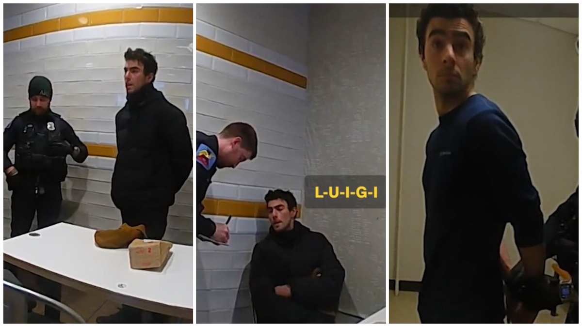 “Carajo, es él”: difunden video del arresto de Luigi Mangione en un McDonald's