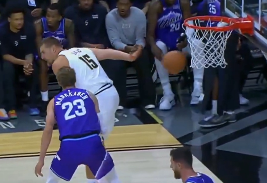 Básquet: la imponente asistencia de Nikola Jokic que no tardó en hacerse viral en redes