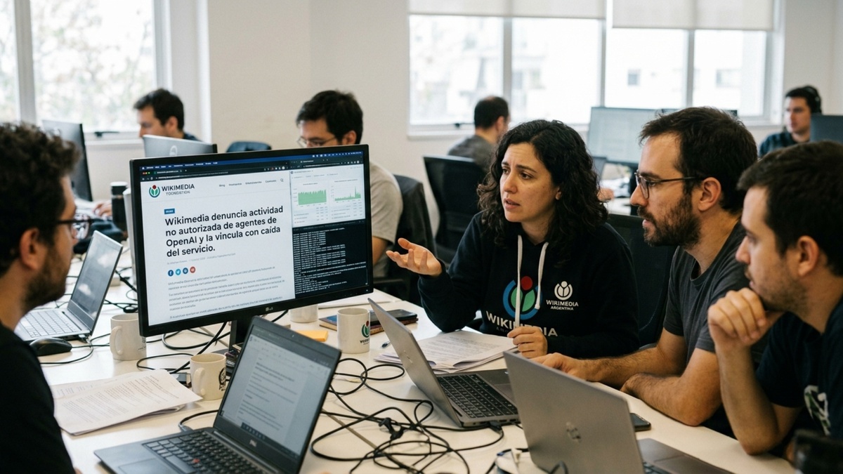Wikimedia denuncia actividad no autorizada de agentes de OpenAI y la vincula con caída