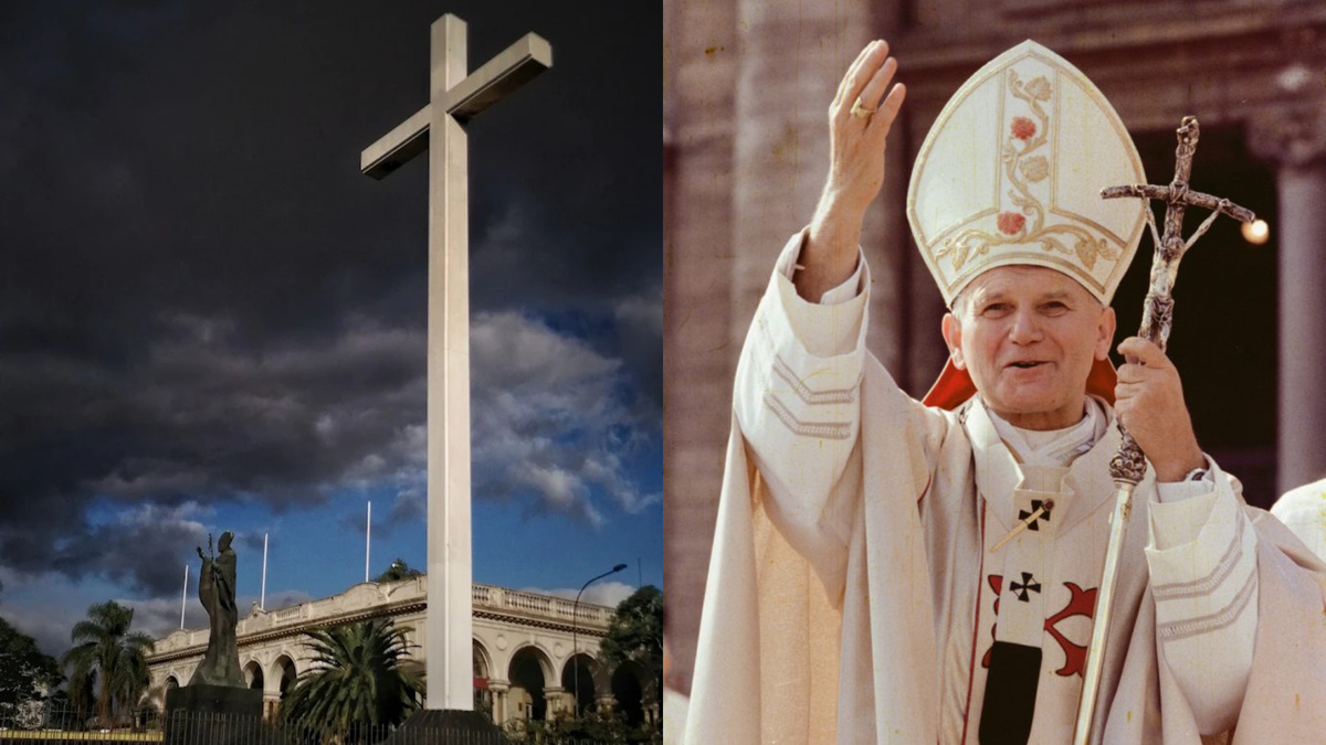 La cruz del papa: el símbolo que dividió al país y sigue en pie 39 años después