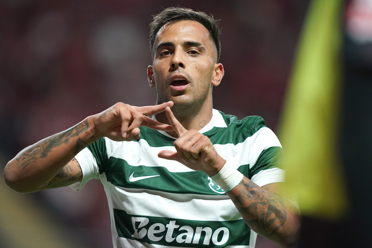 Portugal: Sporting de Lisboa, con golazo de Rodrigo Zalazar, venció 3-1 al Braga