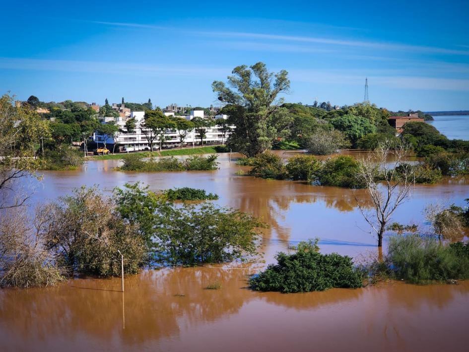 Comenzaron evacuaciones en Salto por la creciente del río Uruguay, que rozó los 12 metros
