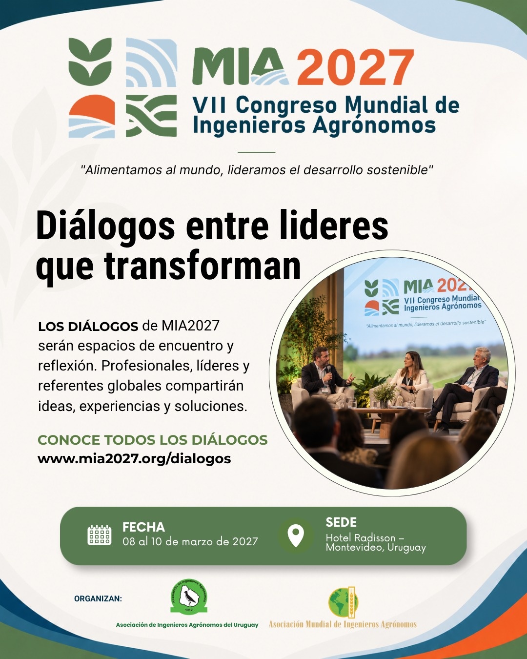 Uruguay será sede del Congreso Mundial de Ingenieros Agrónomos en 2027