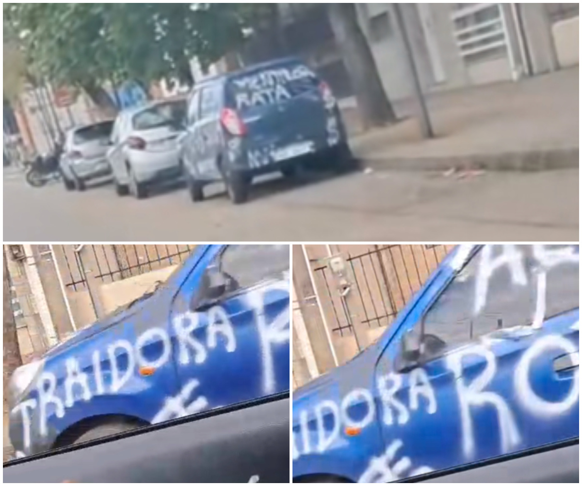 Venganza en Salto: escrachó el auto de su pareja con chats impresos tras una infidelidad