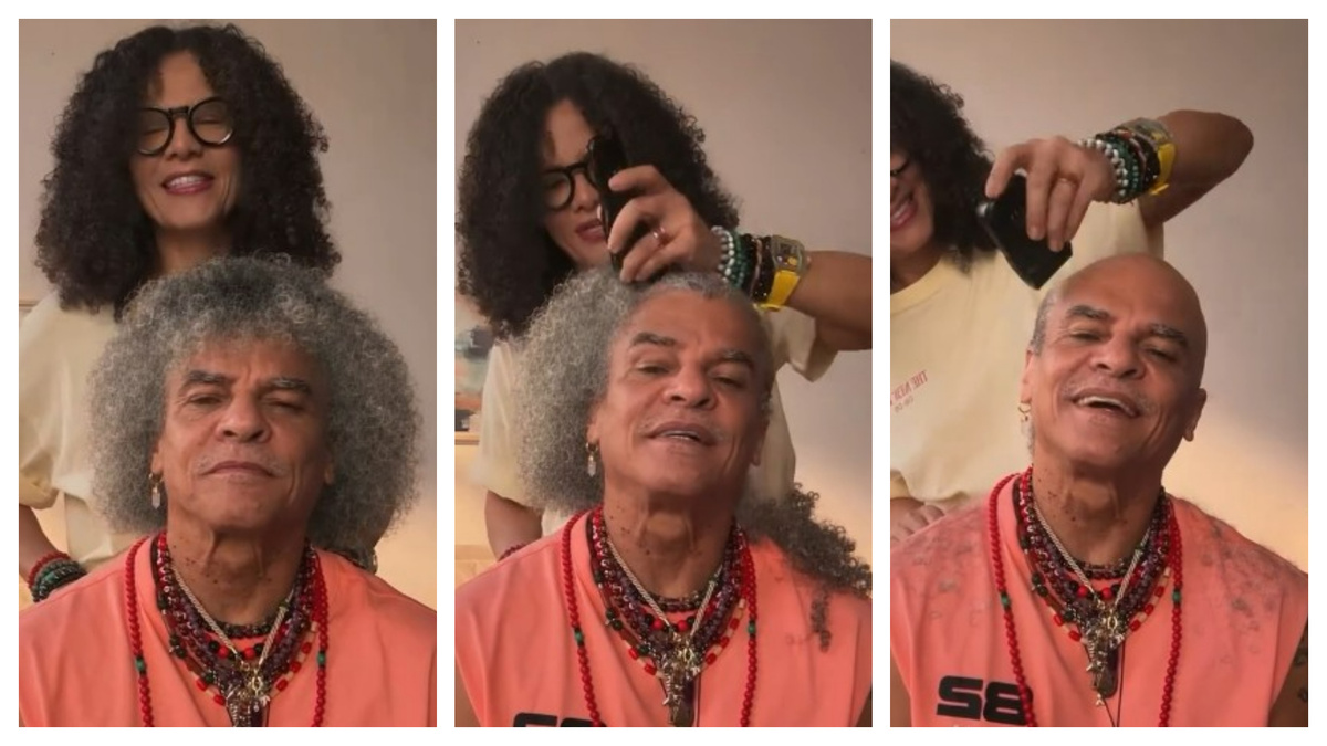 Ahora es pelado: El Pibe Valderrama se rapó y mostró el paso a paso de su corte en video