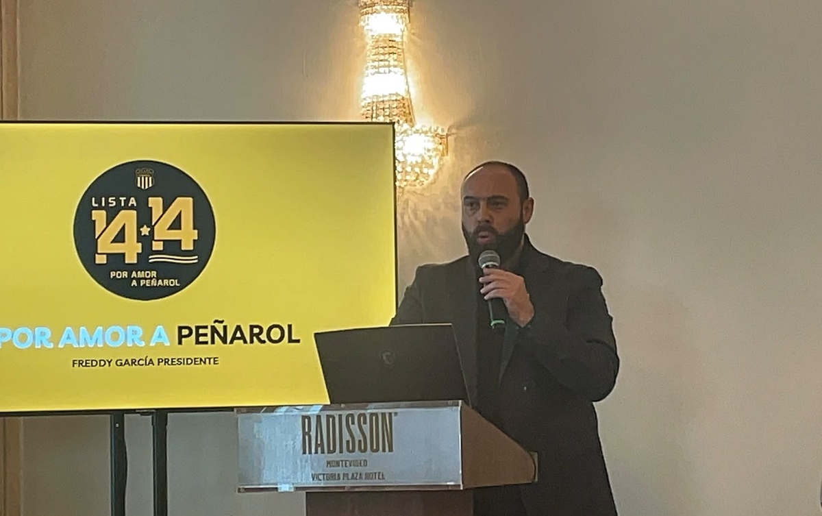 Freddy García lanzó su candidatura a las elecciones de Peñarol, con importantes nombres