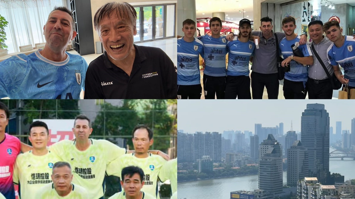 El exfutbolista de Nacional que es “leyenda” en China y promueve a Uruguay en Guangzhou