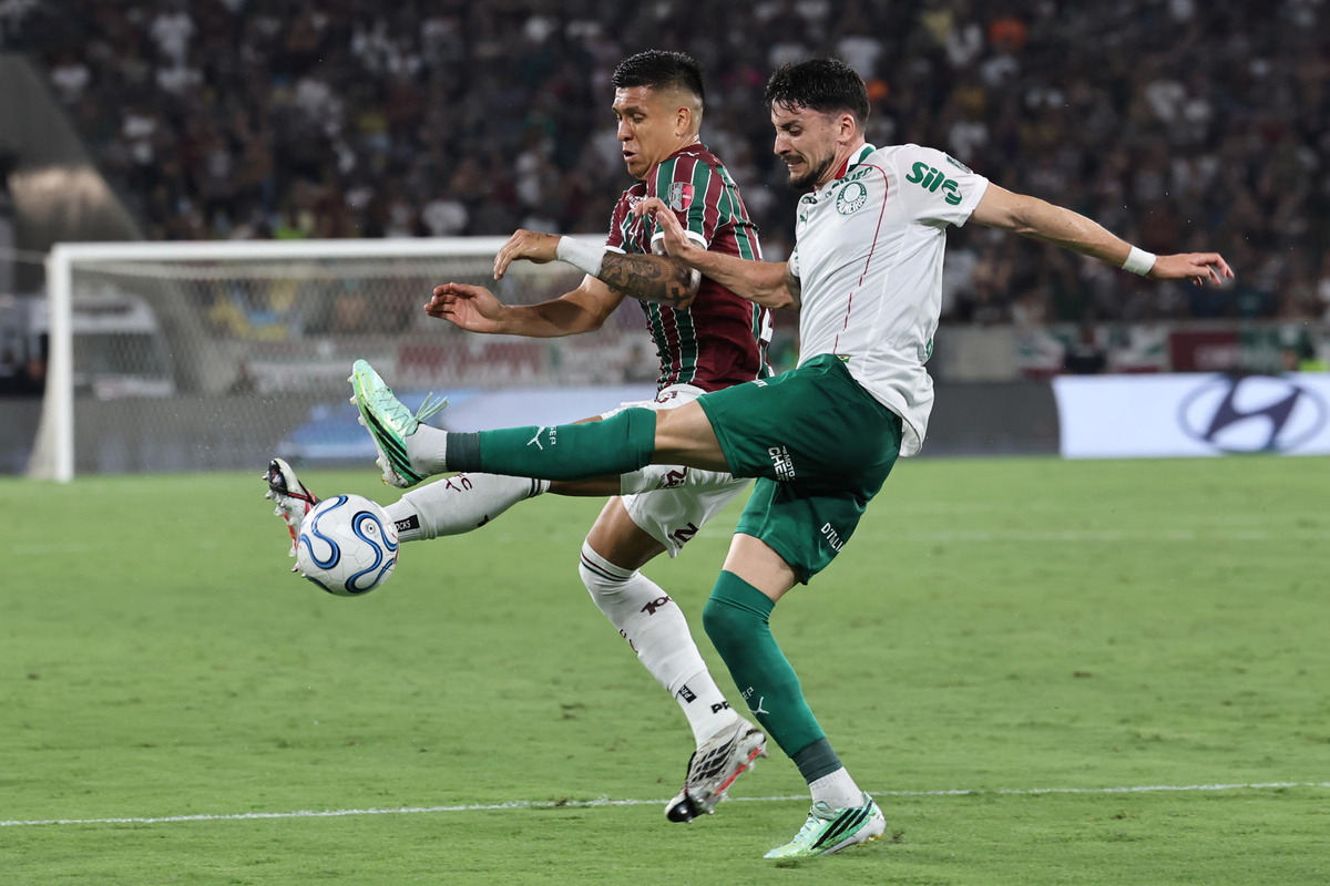 Libertadores: Palmeiras, con asistencia de Piquerez, ganó la semifinal de ida a Fluminense