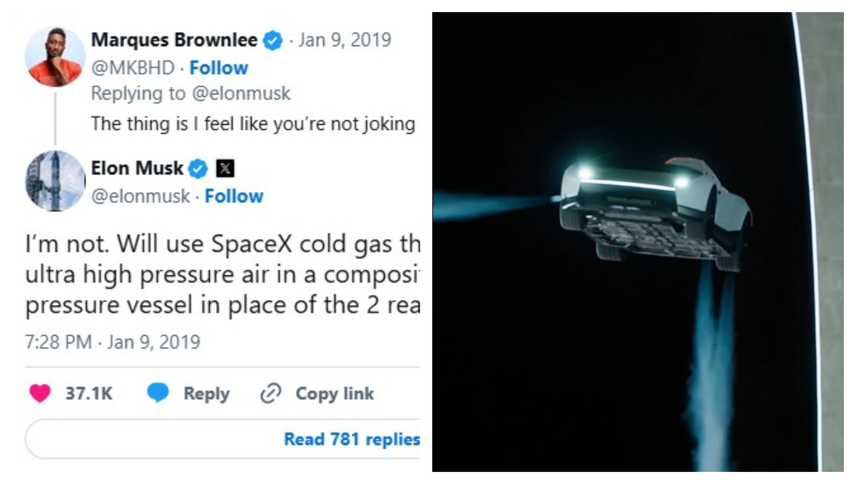 En 2019, Musk describió cómo funcionaría el “coche volador” que acaba de probar