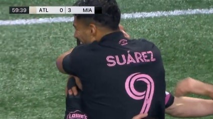 Suárez aportó dos muy buenas asistencias y alcanzó una marca histórica en Inter Miami