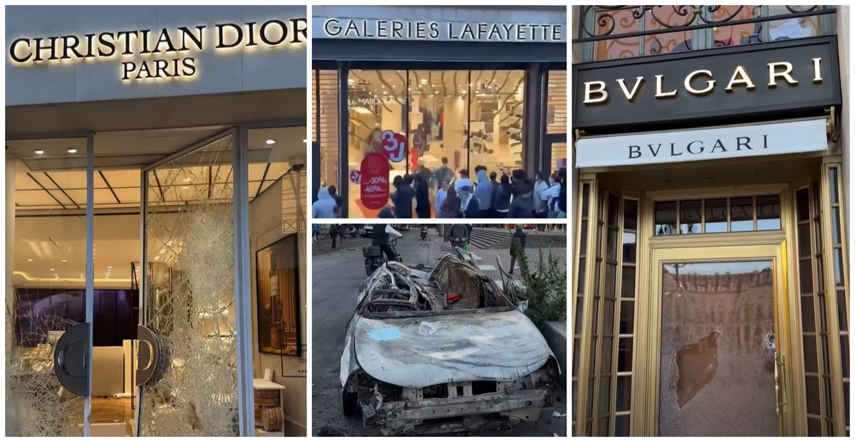 Francia: toque de queda y anuncio de ayudas para empresas saqueadas en disturbios