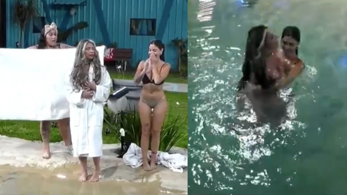 El video de Jessica tirándose desnuda en la piscina que generó escándalo dentro de la casa