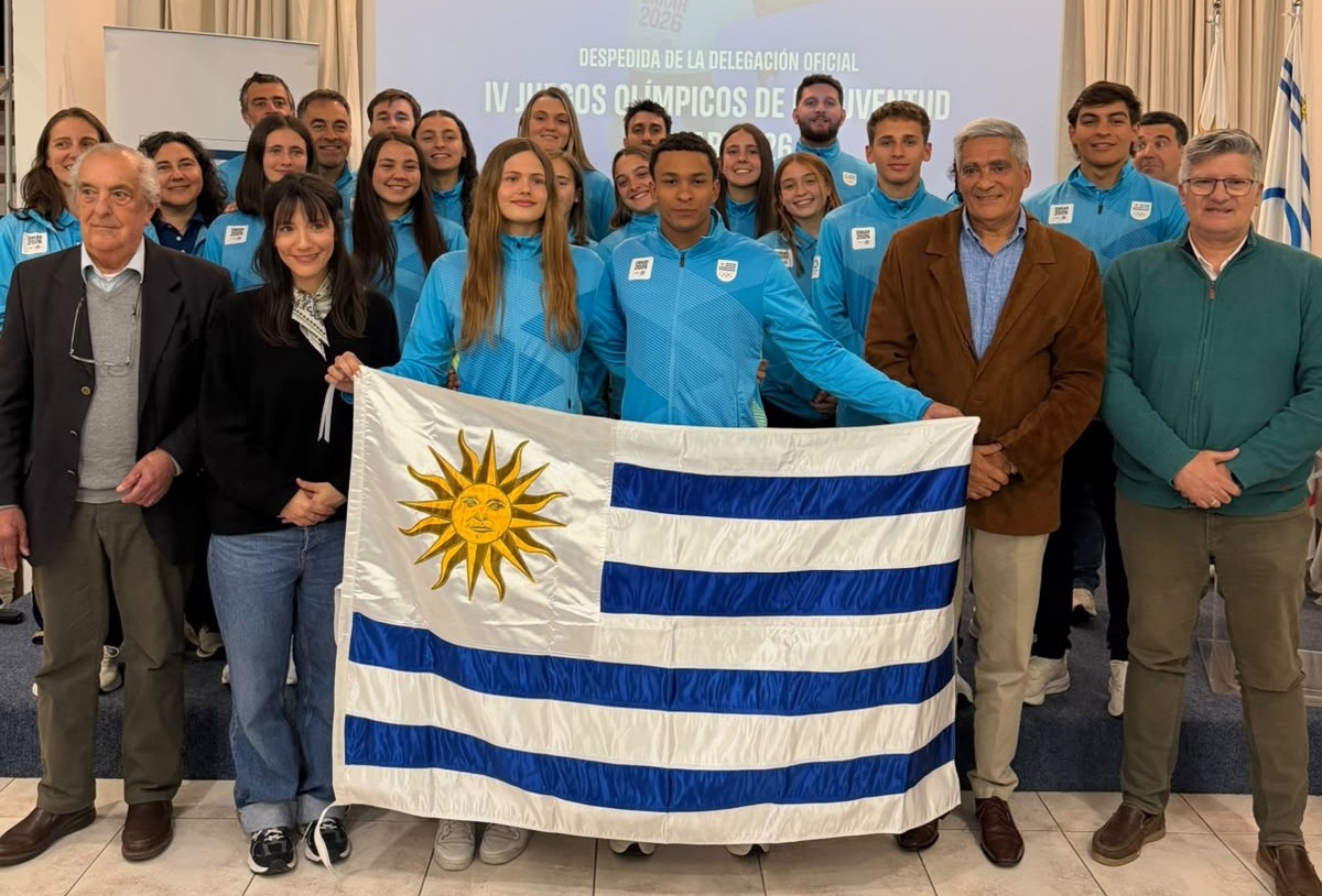 Uruguay despidió a delegación que competirá en Juegos Olímpicos de la Juventud de Dakar