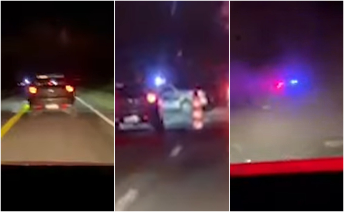 Robó una camioneta, huyó por la ruta 3 y chocó de frente a la policía; todo quedó filmado