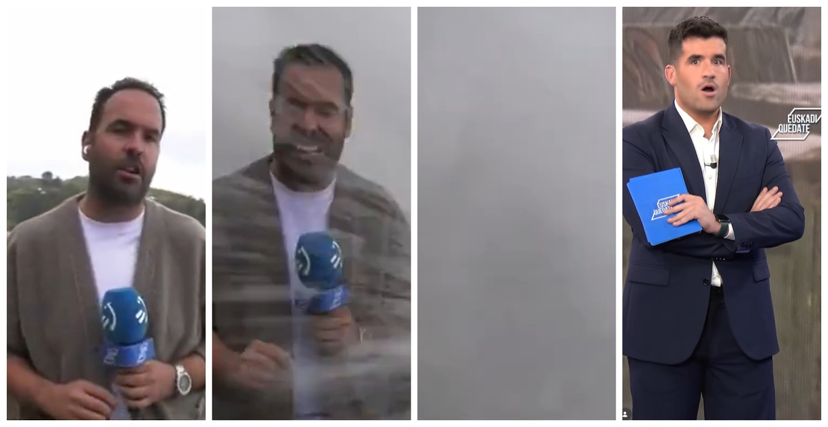 Innecesario: ola barre a movilero que informaba alerta y meteoróloga critica al canal