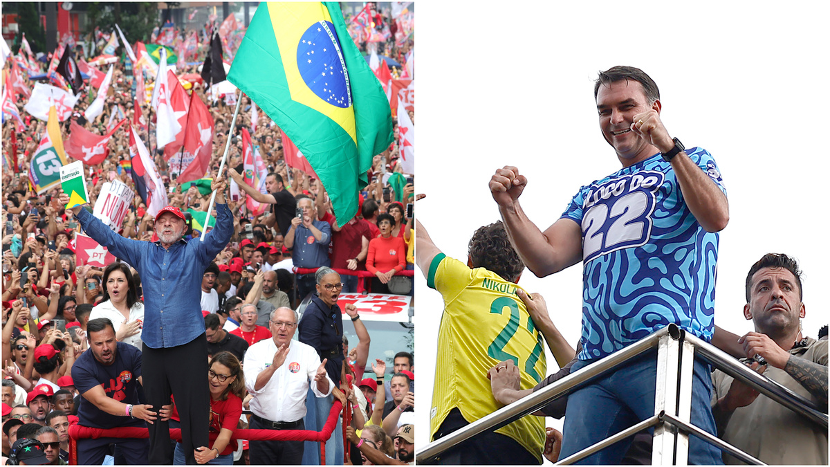Balotaje en Brasil: Lula busca la remontada inédita y Flávio Bolsonaro debutar en el poder